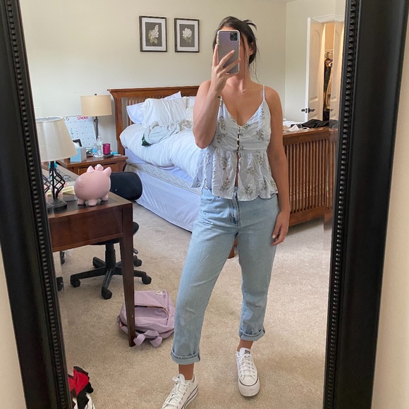 Blue tank top - Picture 1 of 1